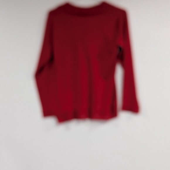 Castle of Ireland Wool Blend Cardigan Red Size 10 UK Size 6 US - Picture 2 of 5